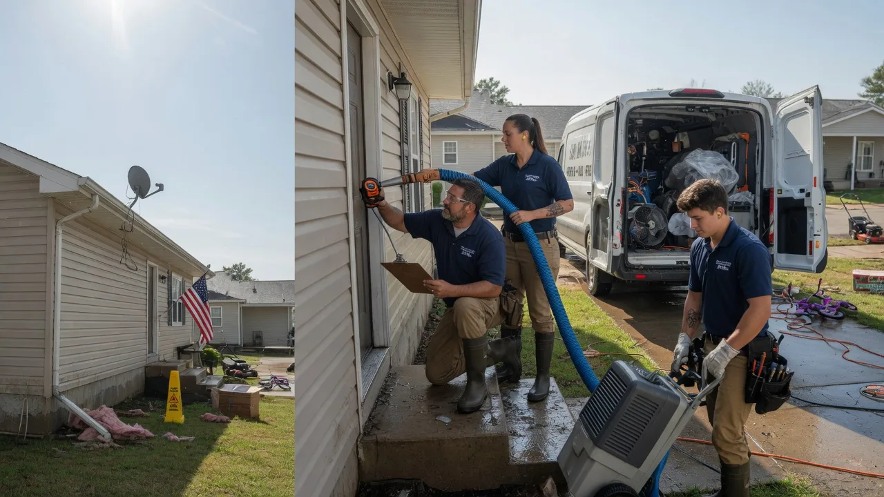 Ceiling Water Damage Restoration in Columbia, MO near me